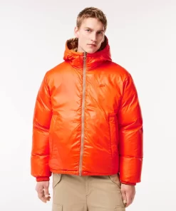 Lacoste Jackets & Coats-Reversible Colourblock Accent Down Jacket