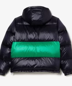 Lacoste Jackets & Coats-Reversible Colourblock Accent Down Jacket