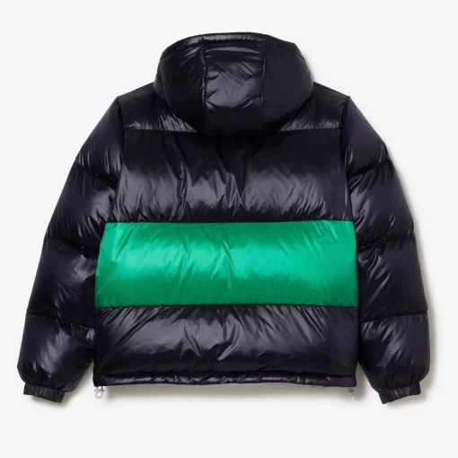 Lacoste Jackets & Coats-Reversible Colourblock Accent Down Jacket