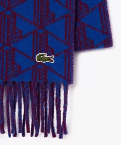 Lacoste Scarves & Stoles-Reversible Monogram Motif Scarf