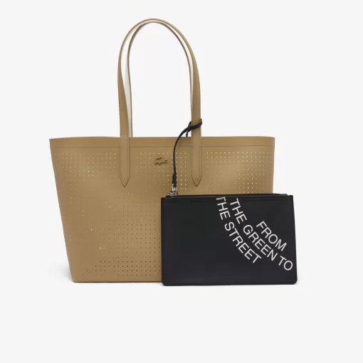 Lacoste Bags-Reversible Pique Effect Tote