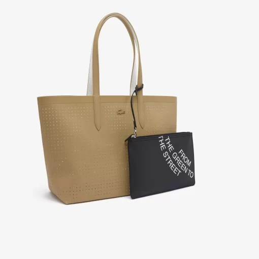 Lacoste Bags-Reversible Pique Effect Tote