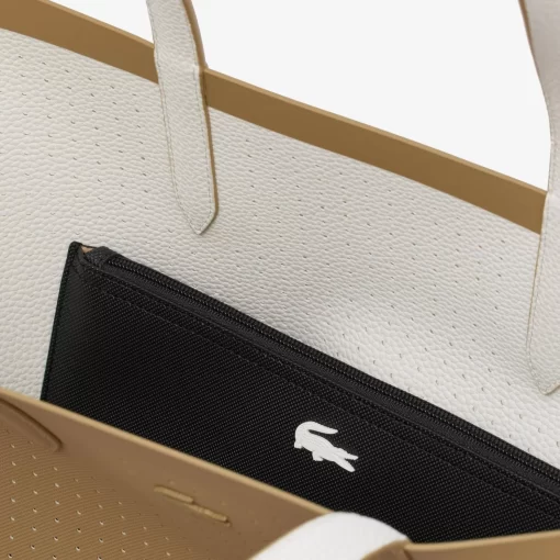 Lacoste Bags-Reversible Pique Effect Tote