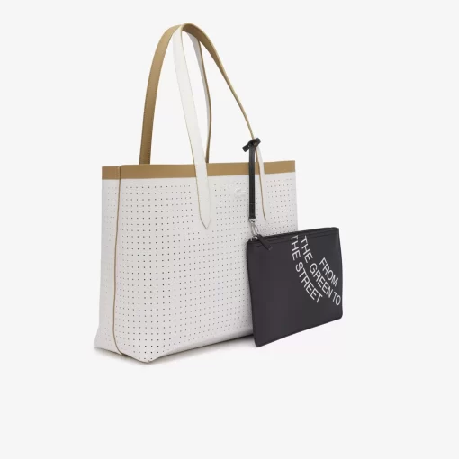 Lacoste Bags-Reversible Pique Effect Tote