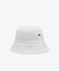 Lacoste Caps & Hats-Reversible Signature Monogram Jacquard Bucket Hat