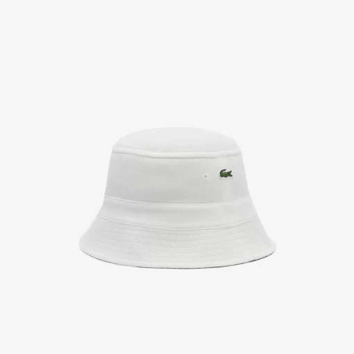 Lacoste Caps & Hats-Reversible Signature Monogram Jacquard Bucket Hat