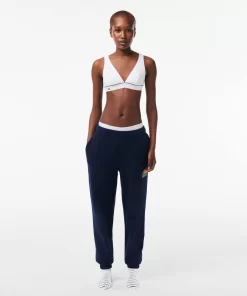 Lacoste Underwear & Loungewear-Ribbed Cotton Triangle Bralette