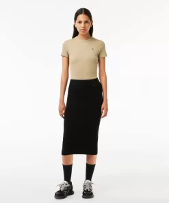 Lacoste Dresses & Skirts-Ribbed, Seamless Knit Pencil Skirt