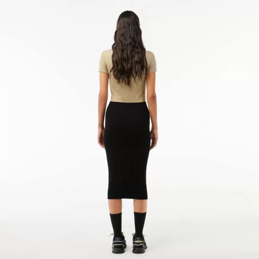 Lacoste Dresses & Skirts-Ribbed, Seamless Knit Pencil Skirt