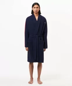 Lacoste Underwear & Lounge Wear-Robe With Contrast Stripes