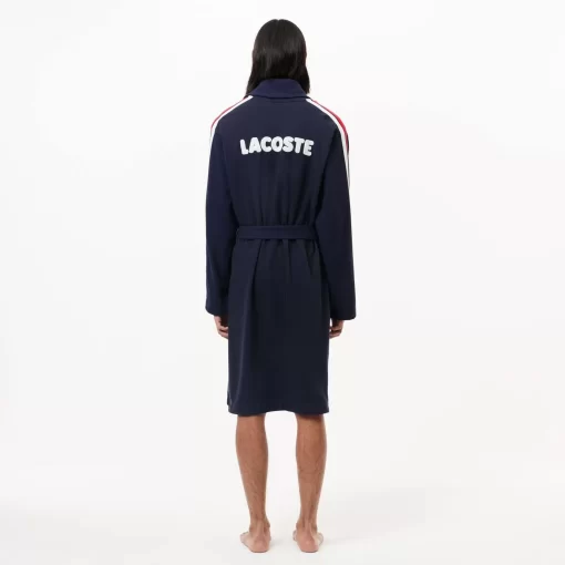 Lacoste Underwear & Lounge Wear-Robe With Contrast Stripes