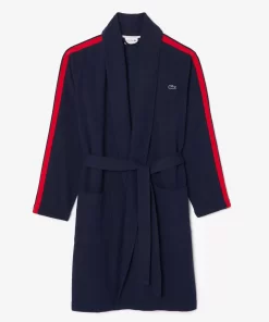 Lacoste Underwear & Lounge Wear-Robe With Contrast Stripes