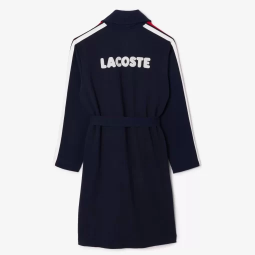 Lacoste Underwear & Lounge Wear-Robe With Contrast Stripes