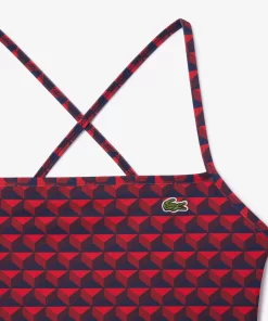 Lacoste Swimwear-Robert George Print One-Piece Swimsuit