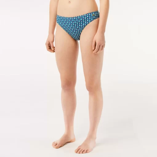 Lacoste Swimwear-Robert George Print Swim Briefs