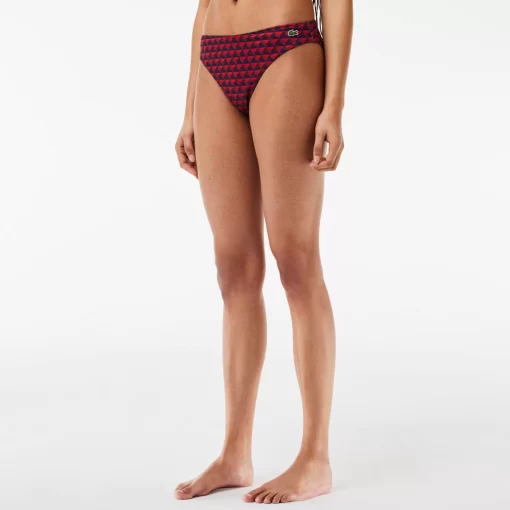 Lacoste Swimwear-Robert George Print Swim Briefs