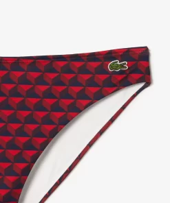 Lacoste Swimwear-Robert George Print Swim Briefs