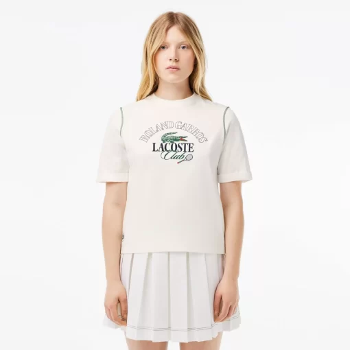 Lacoste Sport Clothing-Roland Garros Edition Cotton T-Shirt