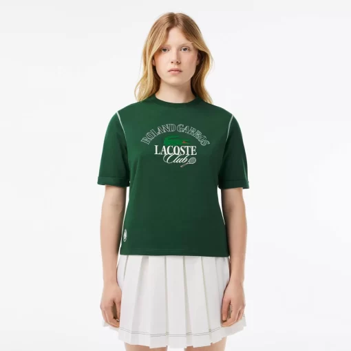 Lacoste Sport Clothing-Roland Garros Edition Cotton T-Shirt