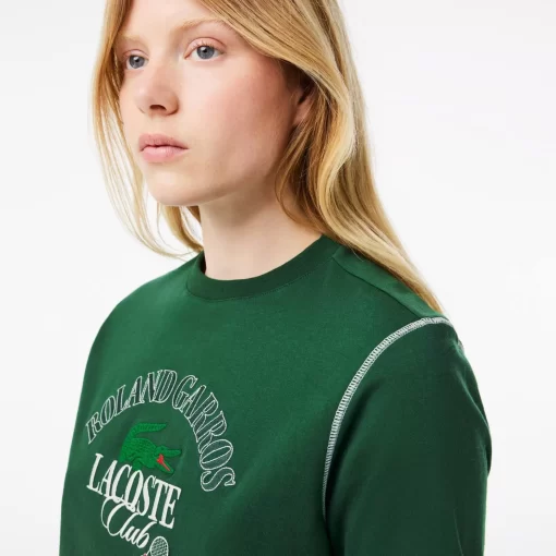 Lacoste Sport Clothing-Roland Garros Edition Cotton T-Shirt