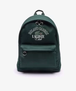 Lacoste Back Pack-Roland Garros Edition Laptop Pocket Backpack