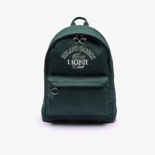 Lacoste Back Pack-Roland Garros Edition Laptop Pocket Backpack