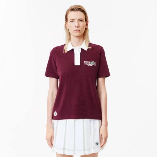 Lacoste Sport Clothing-Roland Garros Edition Terry Knit Tennis Polo Shirt