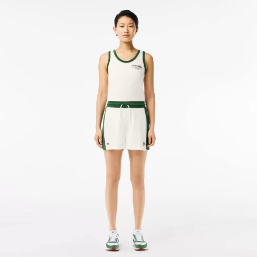 Lacoste Sport Clothing-Roland Garros Edition Terry Playsuit