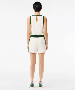 Lacoste Sport Clothing-Roland Garros Edition Terry Playsuit