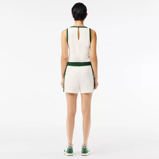 Lacoste Sport Clothing-Roland Garros Edition Terry Playsuit