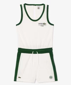 Lacoste Sport Clothing-Roland Garros Edition Terry Playsuit