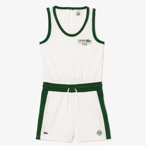 Lacoste Sport Clothing-Roland Garros Edition Terry Playsuit