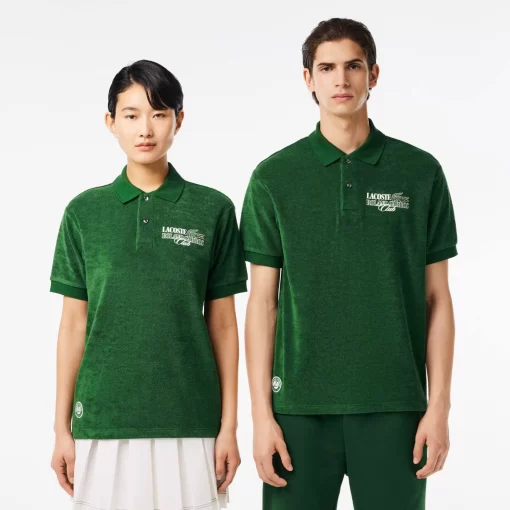 Lacoste Sport Clothing-Roland Garros Edition Terry Polo Shirt