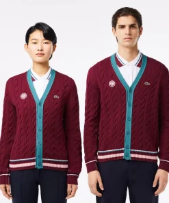 Lacoste Knitwear-Roland Garros Edition Umpire Cardigan