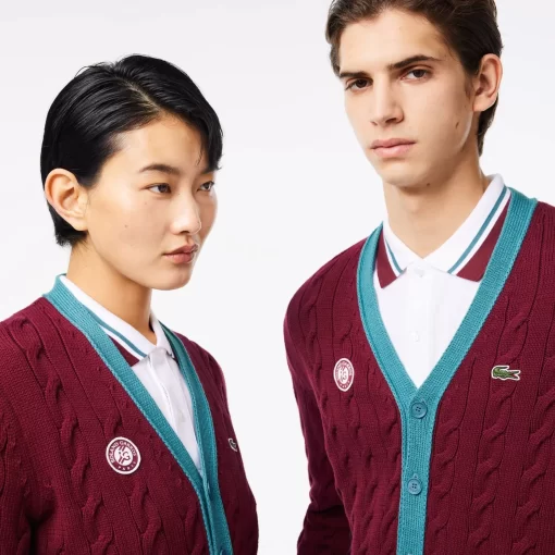 Lacoste Knitwear-Roland Garros Edition Umpire Cardigan