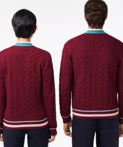 Lacoste Knitwear-Roland Garros Edition Umpire Cardigan