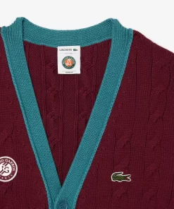 Lacoste Knitwear-Roland Garros Edition Umpire Cardigan