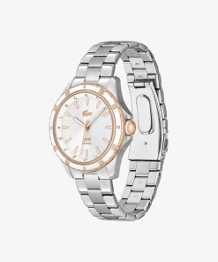 Lacoste Watches-Santorini Three Hand Stainless Steel Watch