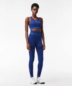 Lacoste Fitness & Training-Seamless Absorbent Sports Leggings