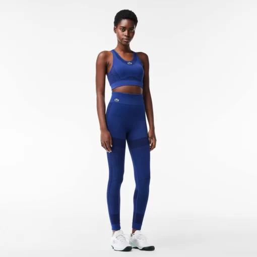 Lacoste Fitness & Training-Seamless Absorbent Sports Leggings