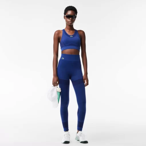 Lacoste Fitness & Training-Seamless Absorbent Sports Leggings