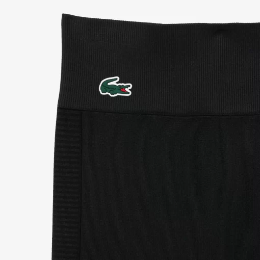 Lacoste Fitness & Training-Seamless Absorbent Sports Leggings