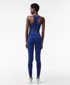 Lacoste Fitness & Training-Seamless Absorbent Sports Leggings