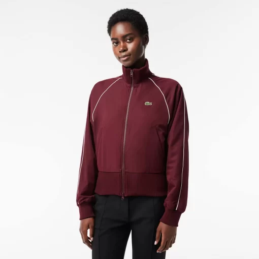 Lacoste Jackets & Coats-Short, Oversized Jacket With Contrast Details