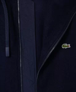 Lacoste Jackets & Coats-Short Oversized Recycled Wool Hooded Coat