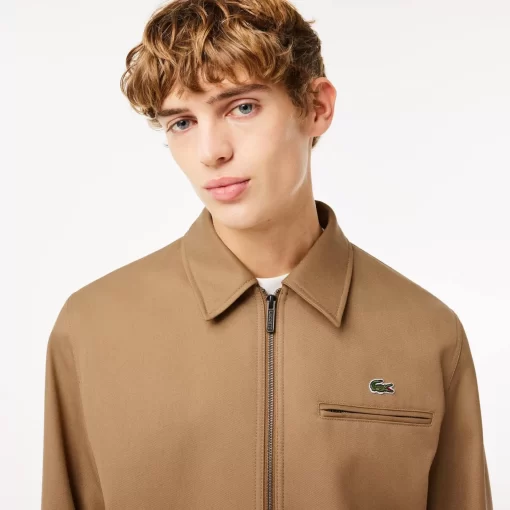 Lacoste Jackets & Coats-Short Padded Twill Jacket