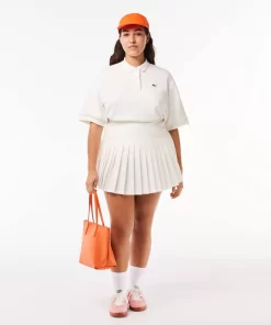 Lacoste Dresses & Skirts-Short Pleated Button Waist Skirt