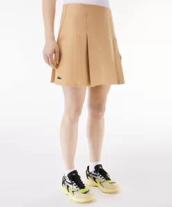 Lacoste Dresses & Skirts-Short Pleated Cotton Skirt