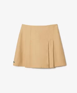 Lacoste Dresses & Skirts-Short Pleated Cotton Skirt