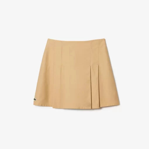 Lacoste Dresses & Skirts-Short Pleated Cotton Skirt